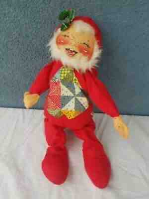 Vintage Annalee Christmas 17â? Santa Doll 1974
