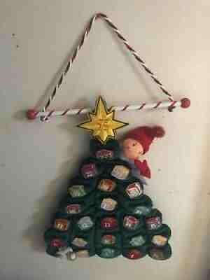 Retired 2093 Advent Annalee Calendar Elf Christmas Tree Angel Nwt