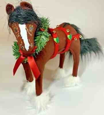 Annalee Jingle Bell Clydesdale Horse Christmas