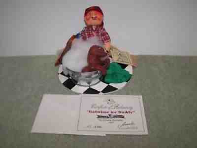 A GENUINE LIMITED EDITION ANNALEE '97 BATHTIME FOR BUDDY 2336 WITH TAGS/PAPERS