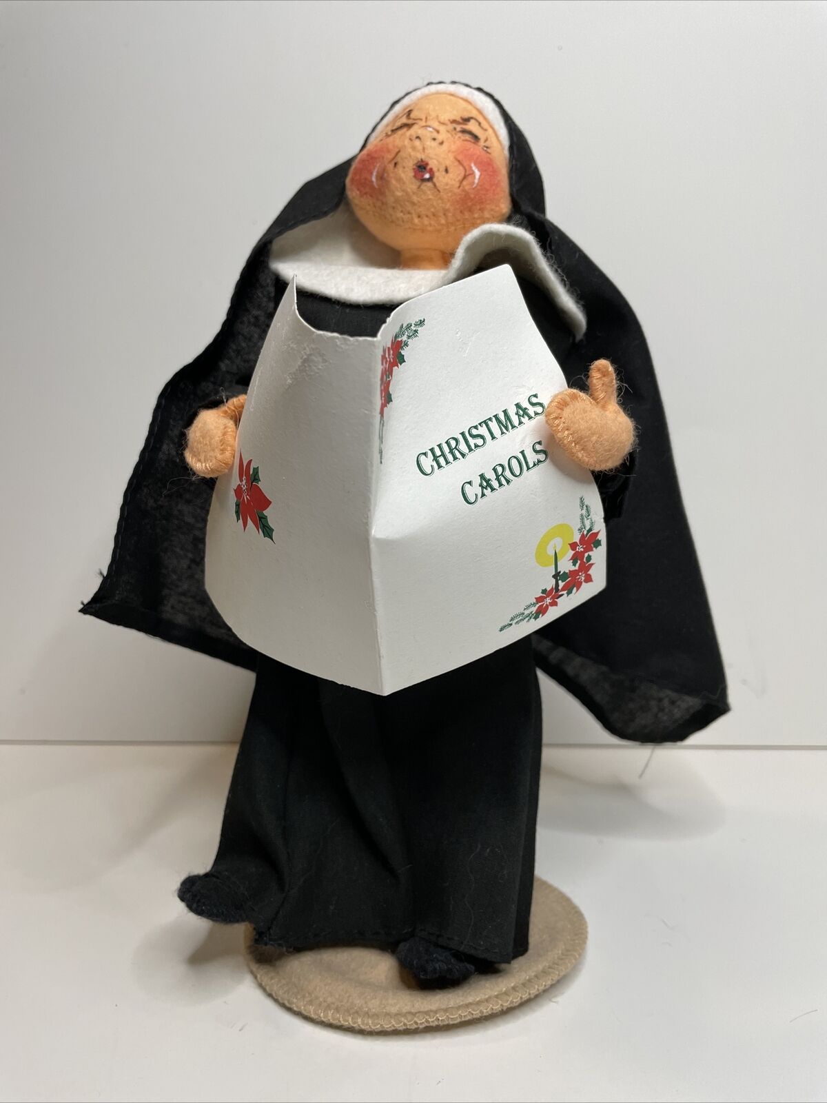 Vintage Annalee Nun Doll Singing Nun 9” Pre 80’s Tag