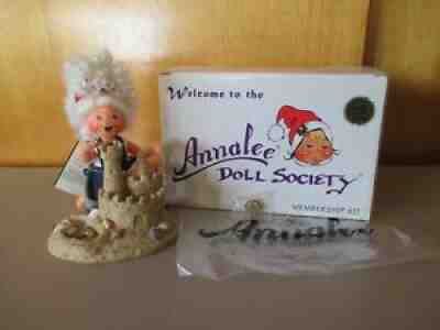 Vintage 2002 Annalee Doll Society Membership Kit Sandcastle Suzy Orig Box
