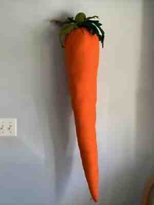 RARE 1987 Vintage USA 4ft Annalee Carrot Orange Carrot for Easter and Spring