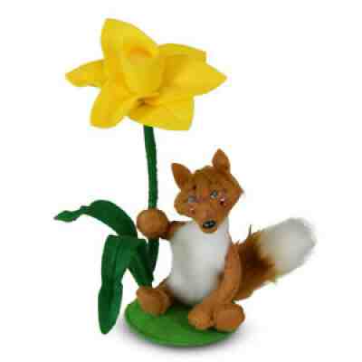 Annalee Dolls 2020 Spring 4in Daffodil Fox Plush New with Tags