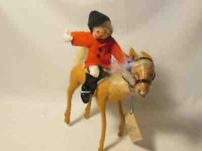 Vintage Annalee Equestrian English Horse Rider Blue Ribbon 1992 Model 9943
