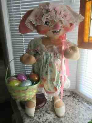 1989 Annalee Eater Parade Bunny 29" with Stand