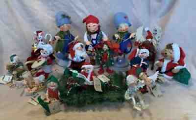 Lot 17 Christmas Annalee Dolls