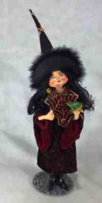 Annalee 2006 Halloween Witch Doll With Frog 20â? W3