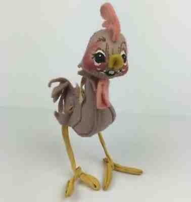 Vtg 1971 Annalee Mobilitee Spring Rooster Chicken Smiling Expression Buckteeth