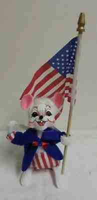 MWT 2016 Annalee 6" "PATRIOTIC BOY MOUSE" Doll Figurine #250316 So CUTE!