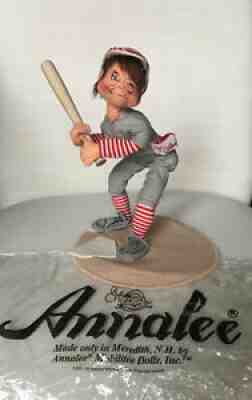 3 VIntage Annalee Batter, Catcher & Pitcher For JC