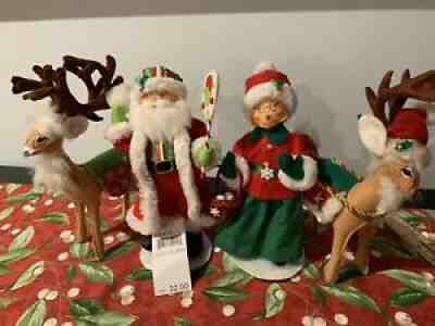 ANNALEE CHRISTMAS JOLLY LOLLI SANTA and More!