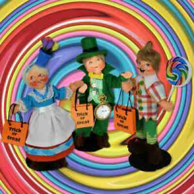 2020 SET OF 3 - 5" ANNALEE MUNCHKIN HALLOWEEN WIZARD OF OZ KIDS - NEW