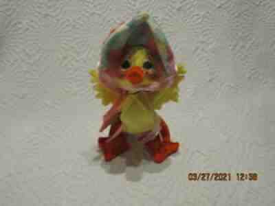 ANNALEE VINAGE 1994 7" EASTER YELLOW DUCK WITH PURSE MWT