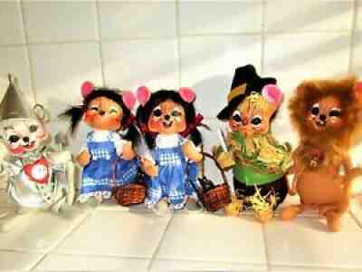 ANNALEE WIZARD OF OZ DOROTHY TOTO TIN MAN LION SCARECROW 2008 ISSUE