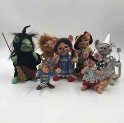annalee 7 Piece Set Wizard Of Oz Figures 2009