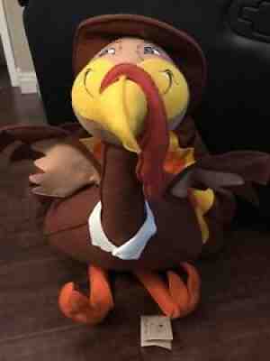 Large Annalee Doll, 18" Tall, 17" Wide, Turkey 1994 Thanksgiving, Fall,NWT Rare