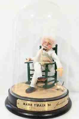 ð??¥ RARE Annalee 1986 Mark Twain Doll Society Folk Hero Series Glass Dome #936 ð??¥