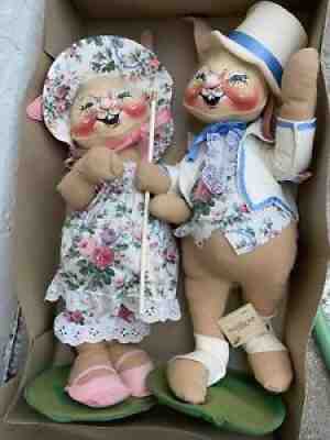 Annalee Doll Mobilitee 20â? Large Rabbit Vintage Bunny Easter Male Female Spring