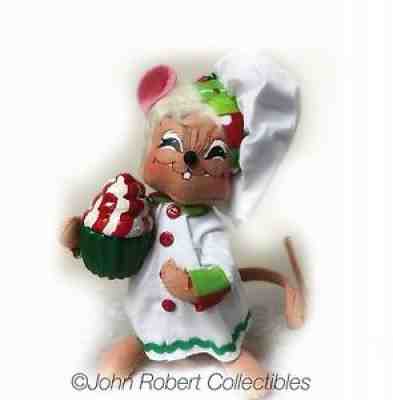 ANNALEE DOLLS CHRISTMAS CUPCAKE MOUSE 8 INCH