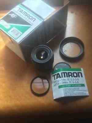 MINT- TAMRON Aspherical 24-70mm f3.3-5.6 AF Lens Canon EOS mount IOB wide / Tele