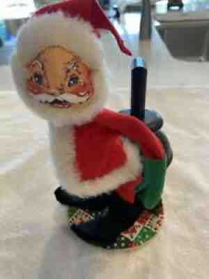 Annalee Dolls "Santa Warming at Stove" 1963 8 inches