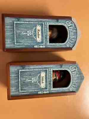SET OF ANNALEE THIMBLES DOLLS - RADAR AND STITCH