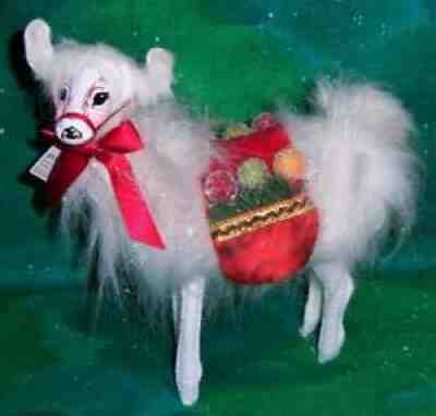 BRAND NEW RETIRED 2012 ANNALEE CHRISTMAS DELIGHTS LLAMA ALPACA 10" DOLL 751812