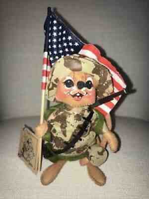 Vintage Annalee 4 Figures Desert storm full mouse & head, Nurse mouse & head
