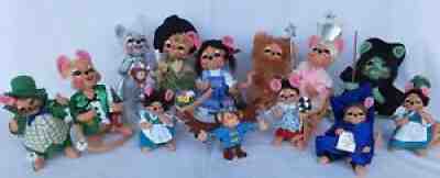 Annalee 13 Piece Set Wizard Of Oz Figures RARE Monkey and Witch