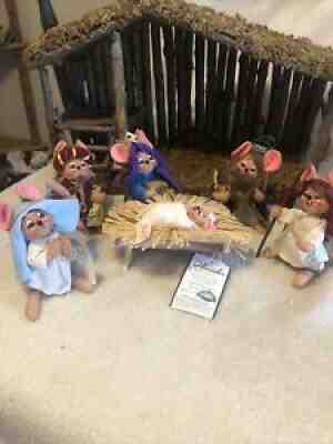 ANNALEE CHRISTMAS NATIVITY 4" 2003 LOT OF 6