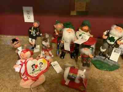 Lot of 11 Annalee Doll Collection