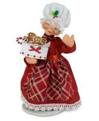ANNALEE 9" DOLL "SUGAR AND SPICE MRS. CHEF SANTA" #410920 * NEW * FREE SHIPPING