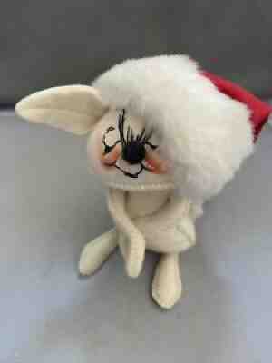 Rare Vintage 1965 Annalee Mobilitee Doll Christmas Dumb Bunny 5â?