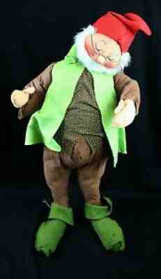 Adorable LARGE Annalee Elf / Gnome True Vintage 32+" tall w/Stand c1971
