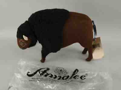 Vintage 1997 Annalee Doll Co 12" Buffalo Bison Soft Sculpture NOS NWT New w/Tags