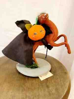 ANNALEE DOLLS 1993 10" HALLOWEEN HEADLESS HORSEMAN ON HORSE