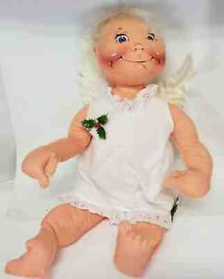 Annalee Mobilitee `90 Angel Cherub Doll 30" Large rare vintage