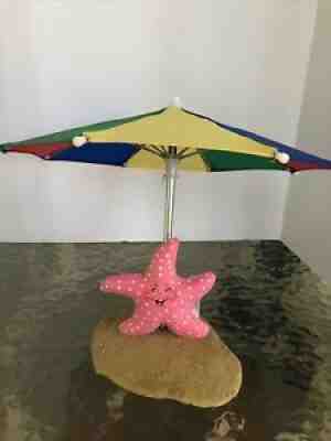 Annalee 2002 Beach Sand & Umbrella Plus Starfish! Lord & Taylor Exclusive