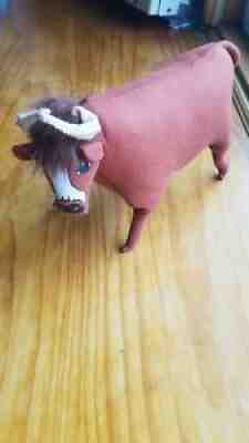 1998 ANNALEE DOLL COW OR BULL CHRISTMAS NATIVITY DECORATION