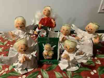 Annalee Christmas Angels. Making A Joyful Noise! Wonderful Group Of Seven.
