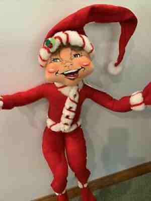 Annalee 30" Red Peppermint Twist Elf 502908