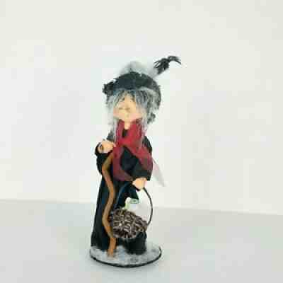 302013 10â? Annalee Old Hag Witch 2013 with Cane, Frog and Eyeball in Basket