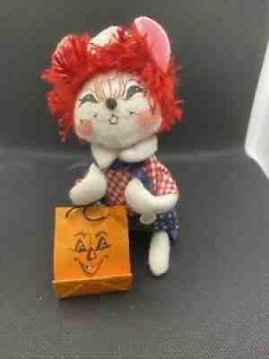 Rare Annalee 6" Trick or Treat Raggedy Andy Mouse Pre-Owned With Original Tags