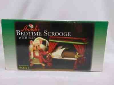 Exclusive Annalee Storybook Mice Bedtime Scrooge with Bed - NIB