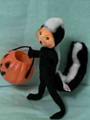 Rare Annalee 7" Skunk Kid Ooh Trick or Treat Halloween 306701