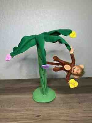 Annalee Monkey Banana Tree 12" Bananas For You Valentines Candy Gram VTG Swing
