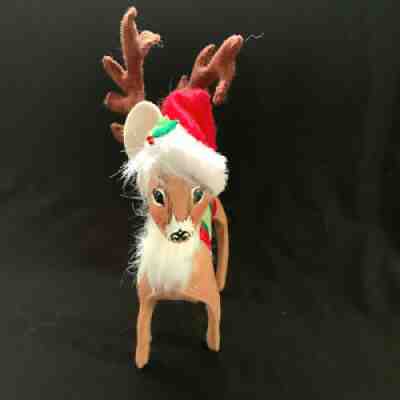 Annalee Christmas Snowflake Reindeer Mobility 2012