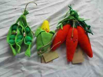 ANNALEE CARROTS CORN PEAS MWT ADORABLE!!! RETIRED!!