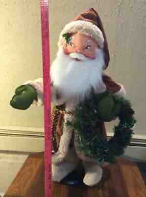 AnnaLee Mobilitee Doll Vintage Christmas Old World Santa Large 30 Inch